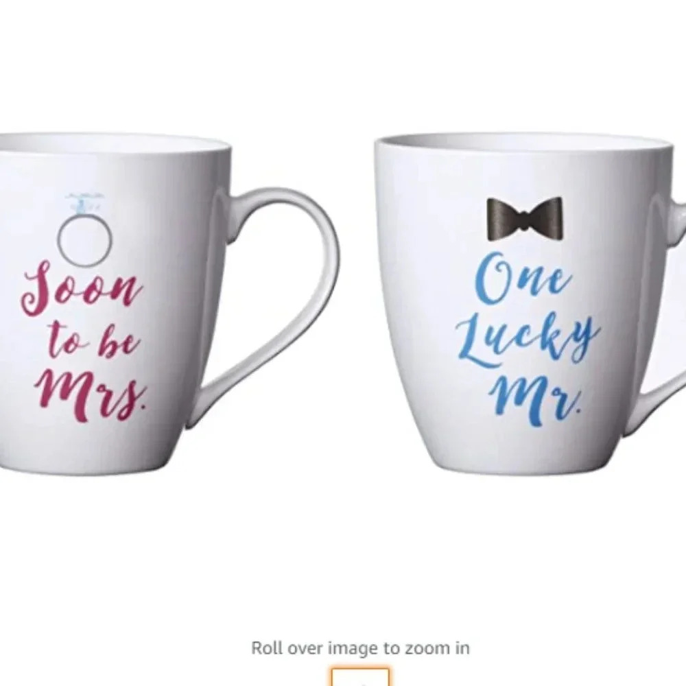 Phaltzgraff Soon to be His & Her Mugs